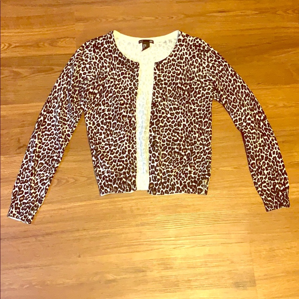 Leopard Print Exotic Cardigan